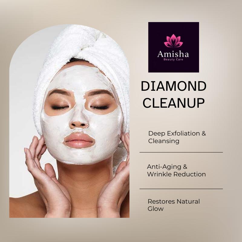 diamond cleanup in agra at amisha beauty care