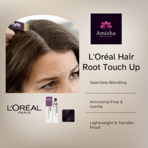 loreal hair root touch up in agra at amisha beauty care