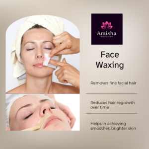 Face waxing at amisha makeover salon and academy in agra