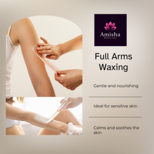 full arms waxing at amisha makeover salon and academy in agra